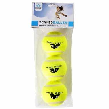Groothandel 3x speelgoed tennisballen voor honden kopen
