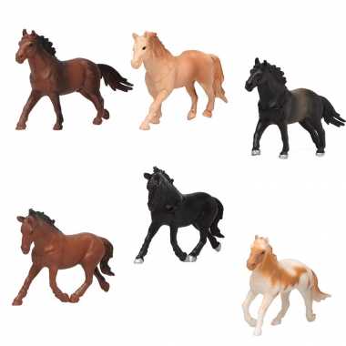 Groothandel 6x plastic paardjes speelgoed figuren voor kinderen kopen