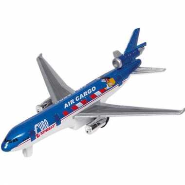 Groothandel air cargo model vrachtvliegtuig blauw speelgoed kopen