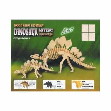 Groothandel bouwpakket met dinosaurus van hout speelgoed kopen