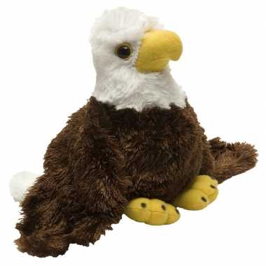 Groothandel bruin witte amerikaanse zeeardenden knuffels 18 cm knuffeldieren speelgoed