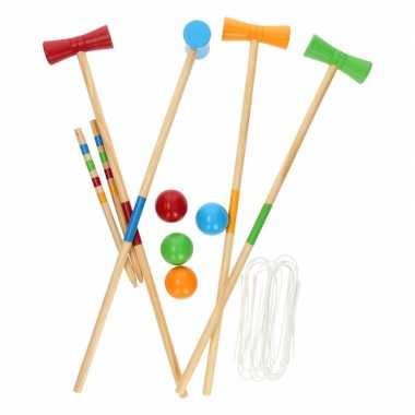 Groothandel croquet spel 20-delig buiten speelgoed voor kinderen kopen