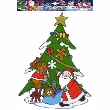 Groothandel kerst raamsticker kerstman en rendier speelgoed kopen