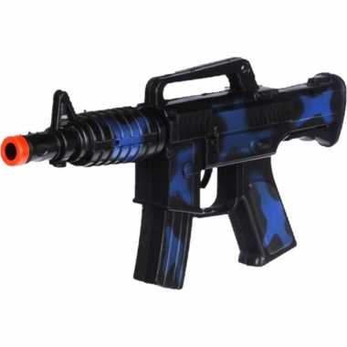Groothandel kinder speelgoed verkleedwapen/machinegeweer soldaten/leger met geluid 27 cm kopen