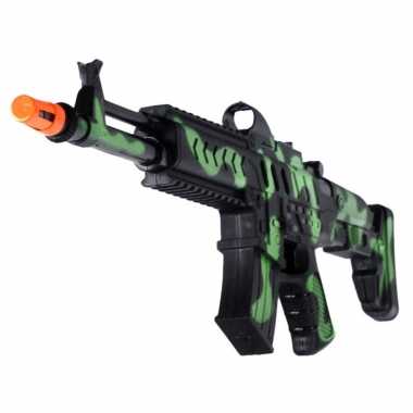 Groothandel kinder speelgoed verkleedwapen/machinegeweer soldaten/leger met geluid 50 cm kopen