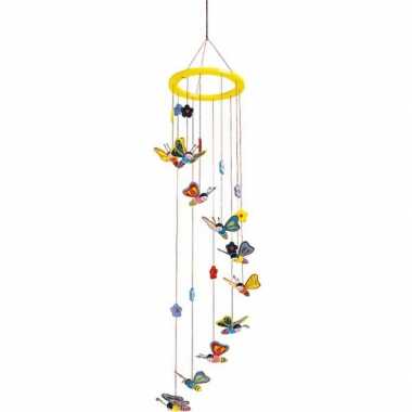Groothandel kinderkamer decoratie mobiel met vlinders 80 cm speelgoed