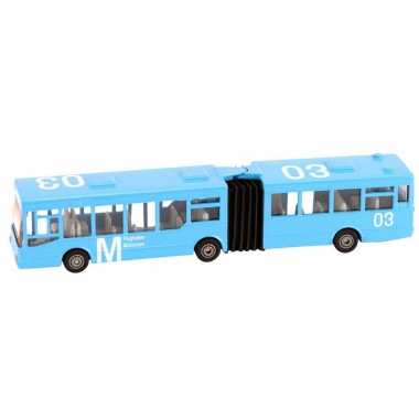 Groothandel kinderspeelgoed harmonicabus / park and ride donkerblauw schaal 1:72 kopen