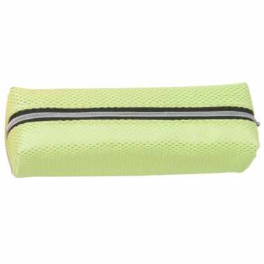 Groothandel neon groene pennen etui 19 cm speelgoed kopen