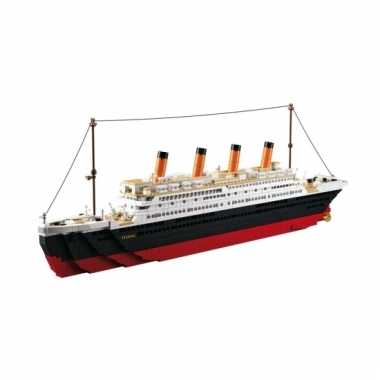 Groothandel sluban schip titanic bouwstenen set speelgoed