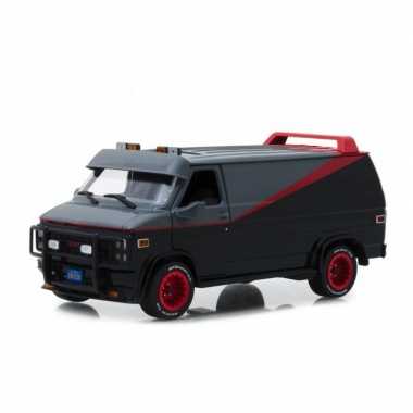Groothandel speelgoedauto gmc vandura 1983 the a team zwart 1:24/19 x 8 x 8 cm kopen