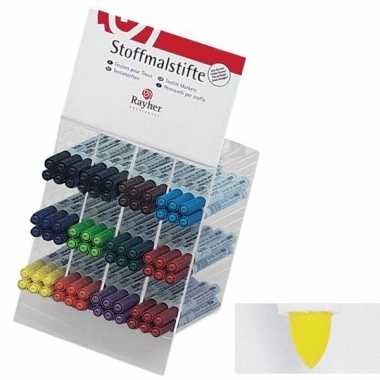 Groothandel textielstift geel met dunne punt speelgoed kopen