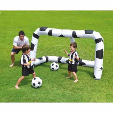 Groothandel voetbal doel opblaasbaar 213 cm speelgoed