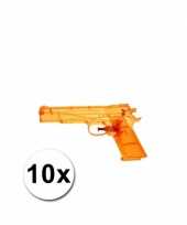 Groothandel 10 voordelige waterpistolen oranje speelgoed
