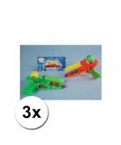 Groothandel 3 gekleurde mini waterpistolen 18 cm speelgoed