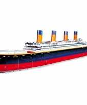 Groothandel 3d titanic schip puzzel 80 x 11 x 20 cm speelgoed