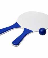 Groothandel actief speelgoed tennis beachball setje blauw wit