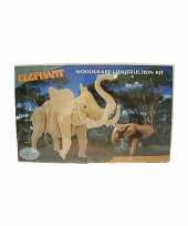 Groothandel bouwpakket hout olifant speelgoed