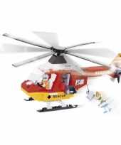 Groothandel cobi reddingshelikopter bouwstenen pakket speelgoed