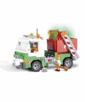 Groothandel cobi vuilniswagen bouwstenen pakket speelgoed 10076013
