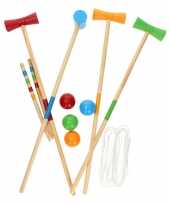 Groothandel croquet spel 20 delig buiten speelgoed voor kinderen