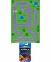 Groothandel dorp xl diy speelgoed stratenplan kartonnen speelkleed 3x race autoos