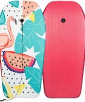 Groothandel flamingos speelgoed zwem bodyboard 93 cm voor jongens meisjes kinderen