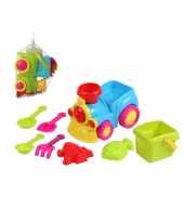 Groothandel gekleurde strandset met auto 8 delig speelgoed