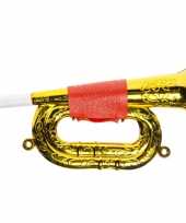 Groothandel gouden speelgoed trompet 22 cm