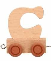 Groothandel houten letter treintje c speelgoed