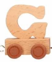 Groothandel houten letter treintje g speelgoed