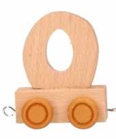 Groothandel houten letter treintje o speelgoed
