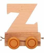 Groothandel houten letter treintje z speelgoed