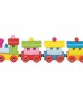 Groothandel houten speelgoed trein met wagons