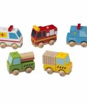 Groothandel houten speelgoed vrachtwagen geel