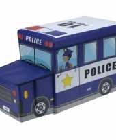 Groothandel opbergdoos politieauto 55 cm speelgoed