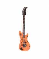 Groothandel opblaas elektrische gitaar oranje speelgoed