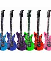 Groothandel opblaas elektrische gitaar roze speelgoed