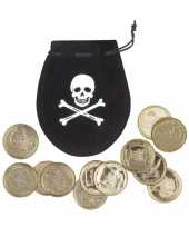 Groothandel oude piraten munten met buidel speelgoed