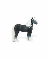 Groothandel plastic paard zwart wit 11 5 cm speelgoed