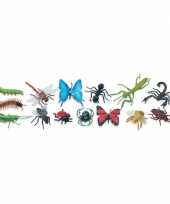 Groothandel plastic speelgoed insecten dieren 14 stuks
