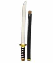 Groothandel plastic zwart goud ninja zwaard 60 cm speelgoed