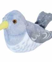 Groothandel pluche koekoek vogeltje dierenknuffel 13 cm speelgoed