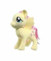 Groothandel pluche my little pony fluttershy speelgoed knuffel geel 13 cm