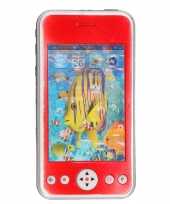 Groothandel rode speelgoed smartphone mobiele telefoon met licht en geluid 11 cm