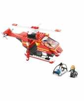 Groothandel sluban bouwsteentjes redding helikopter speelgoed