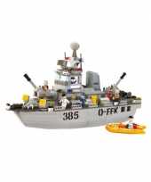 Groothandel sluban bouwsteentjes torpedo jager speelgoed