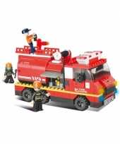 Groothandel sluban bouwstenen brandweerwagen speelgoed