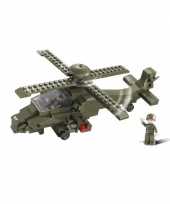 Groothandel sluban bouwstenen gevechtshelikopter speelgoed