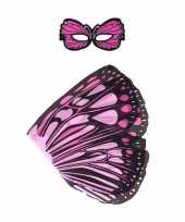 Groothandel speelgoed roze monarchvlinder verkleedset