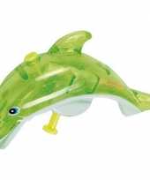 Groothandel speelgoed waterpistolen groene dolfijn 13 cm